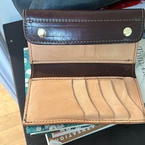 Hand made leather wallet